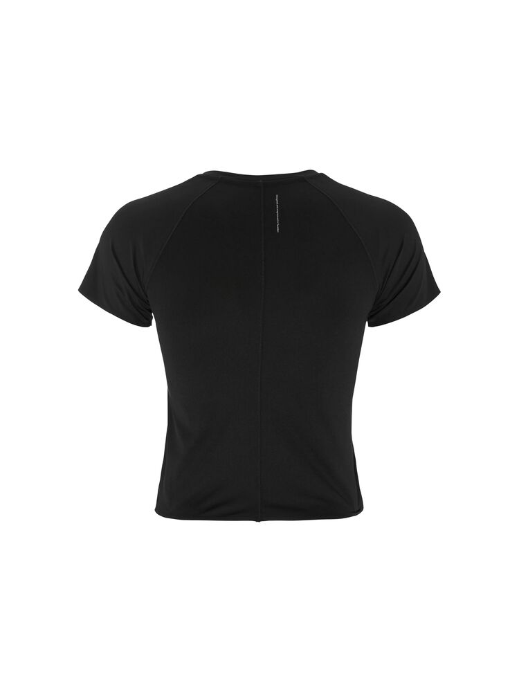 Craft Hypervent Cropped Tee W - Black [9990] / XS