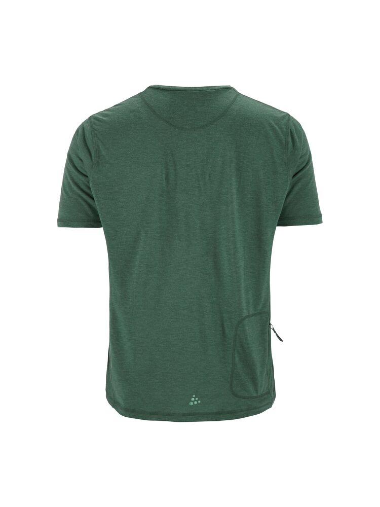 Craft Everyday Wool SS Tee M - Atlantic/Melange [653M] / XS
