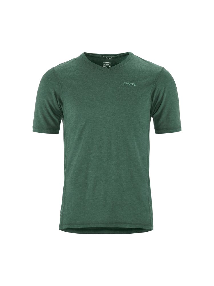 Craft Everyday Wool SS Tee M - Atlantic/Melange [653M] / XS