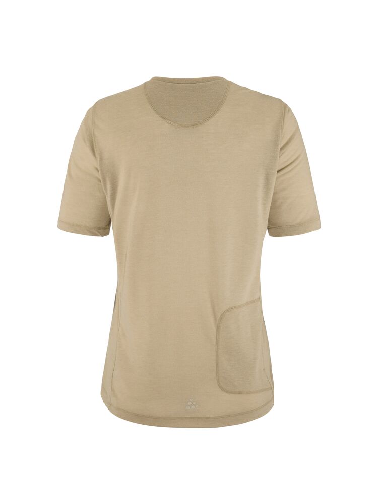 Craft Everyday Wool SS Tee W - Hay Melange [608M] / XS