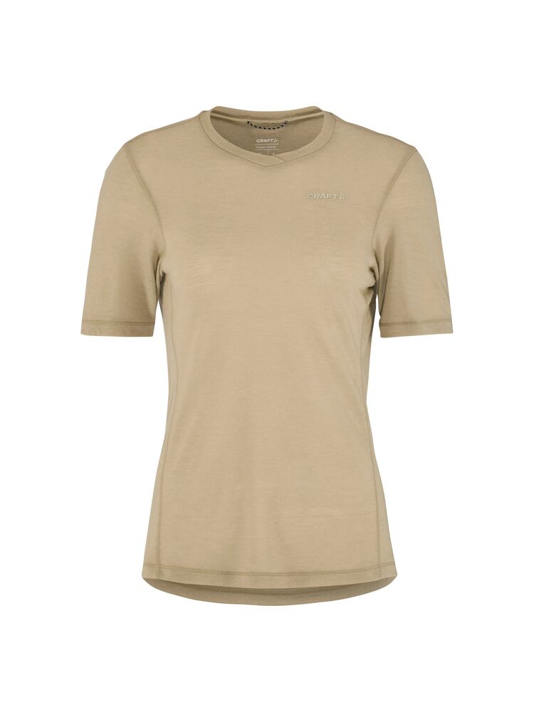 Craft Everyday Wool SS Tee W - Hay Melange [608M] / XS