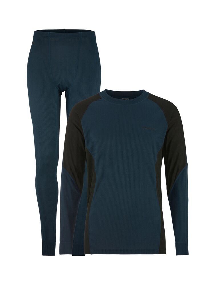 Baselayer Set M från Craft i Blaze/Svart