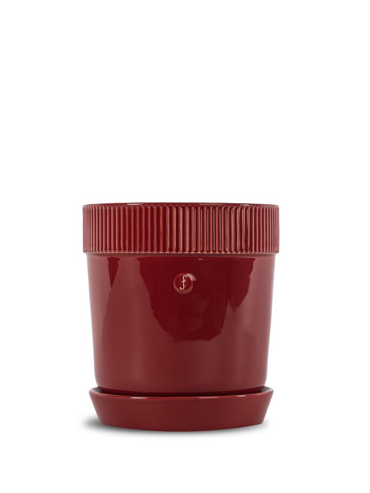 Elise pot medium Bordeaux