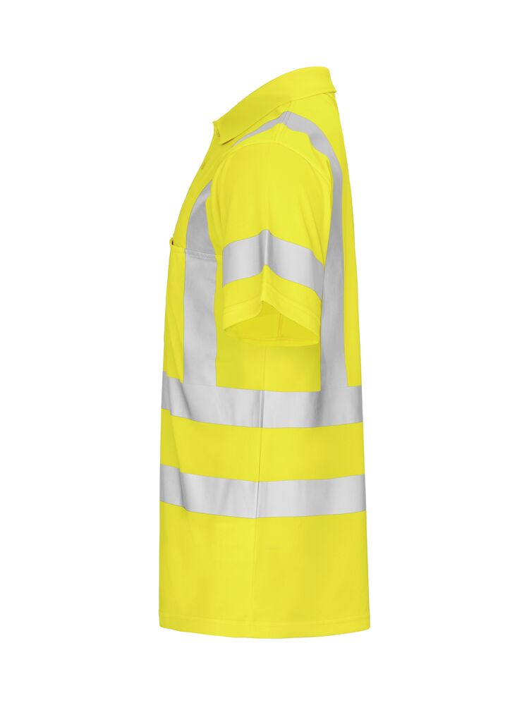 Projob 6040 PIQUÉ EN ISO 20471 KLASSE 2/3 - Yellow/Navy [10] / XS