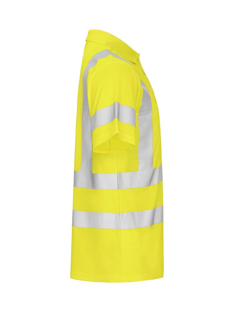 Projob 6040 PIQUÉ EN ISO 20471 KLASSE 2/3 - Yellow/Navy [10] / XS