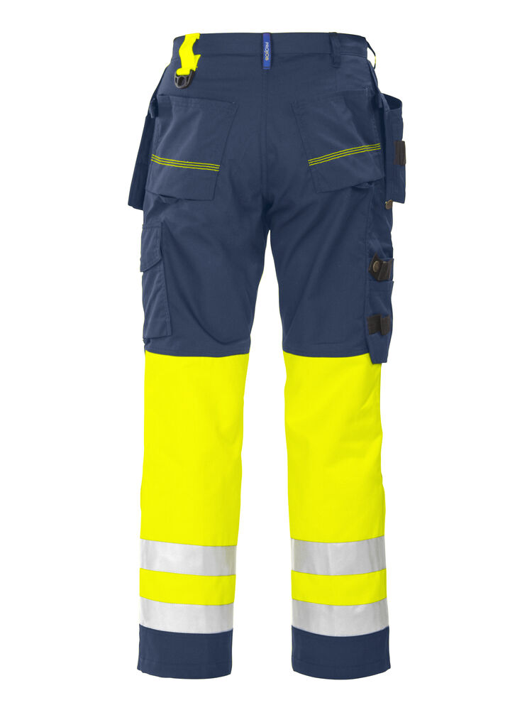 Projob 6502 BUKS EN ISO 20471 KLASSE 1 - Yellow/Navy [10] / C44