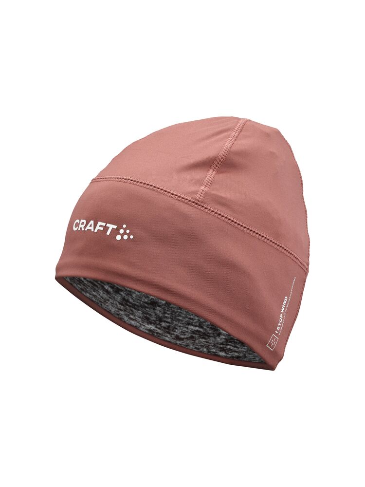 Adv Windblock Fleece Hat från Craft i Rose brown