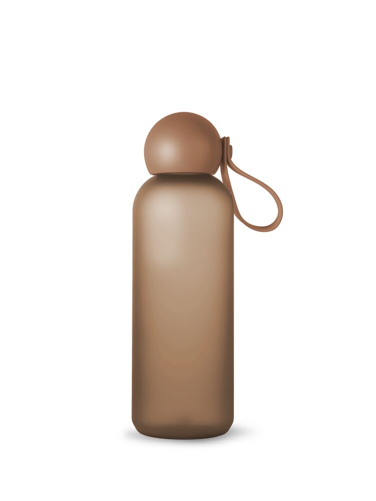 Tom vattenflaska från Sagaform i Fudge pantone 4261c