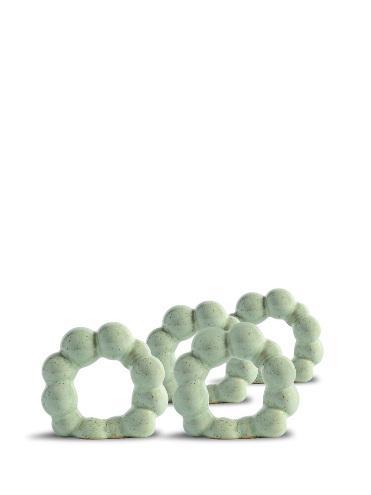 Napkin ring Porto 4pcs/set Minty green