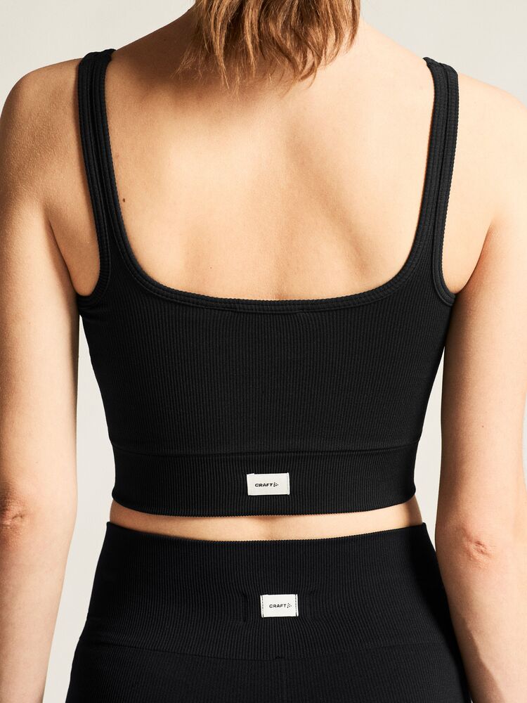 Craft Collective Rib Sports Bra W - Black AW25 [999000] / L/XL