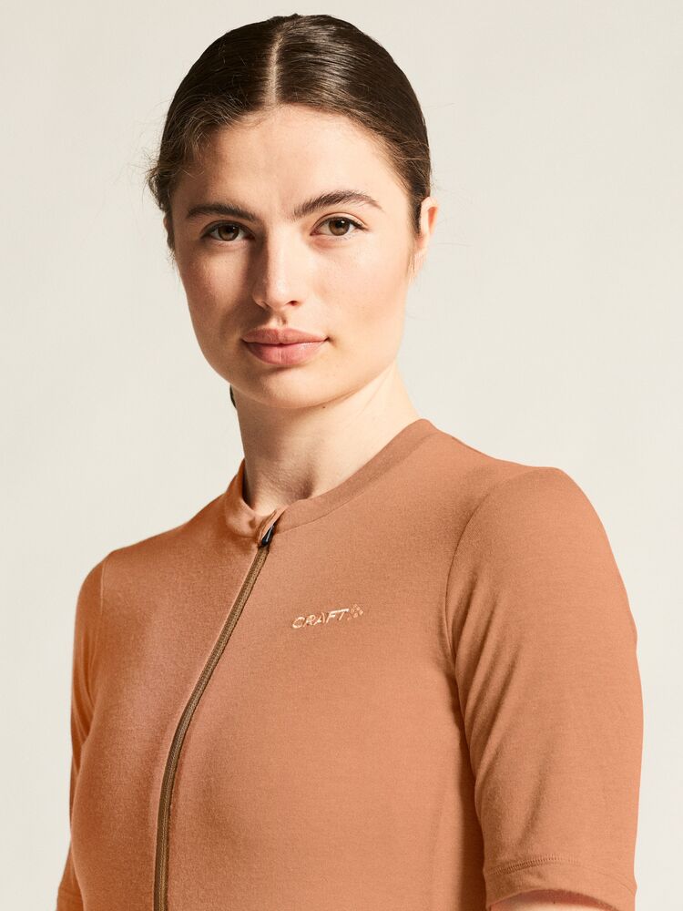 Craft Everyday Wool SS Jersey W - Syrup/Melange [246M] / XS