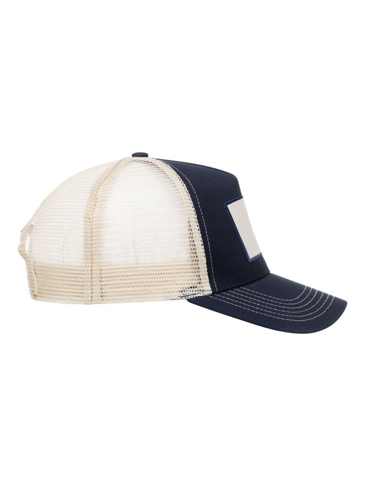 Clique Trucker Patch Cap - Mørk Navy/Hvid/Rød [580] / Onesize