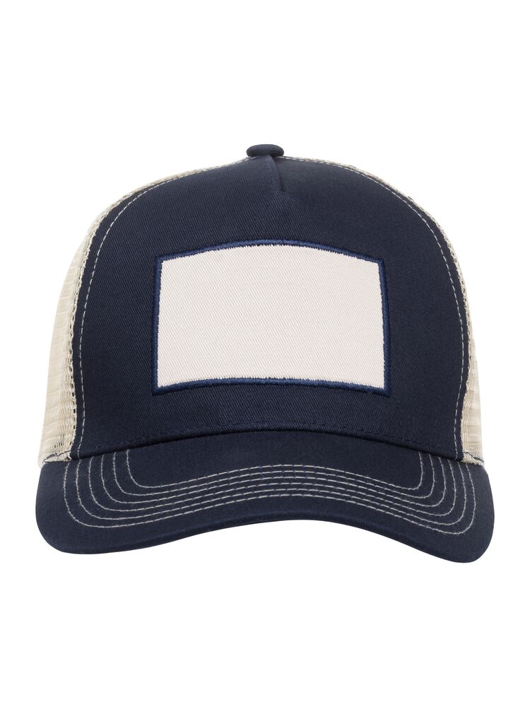 Clique Trucker Patch Cap - Mørk Navy/Hvid/Rød [580] / Onesize