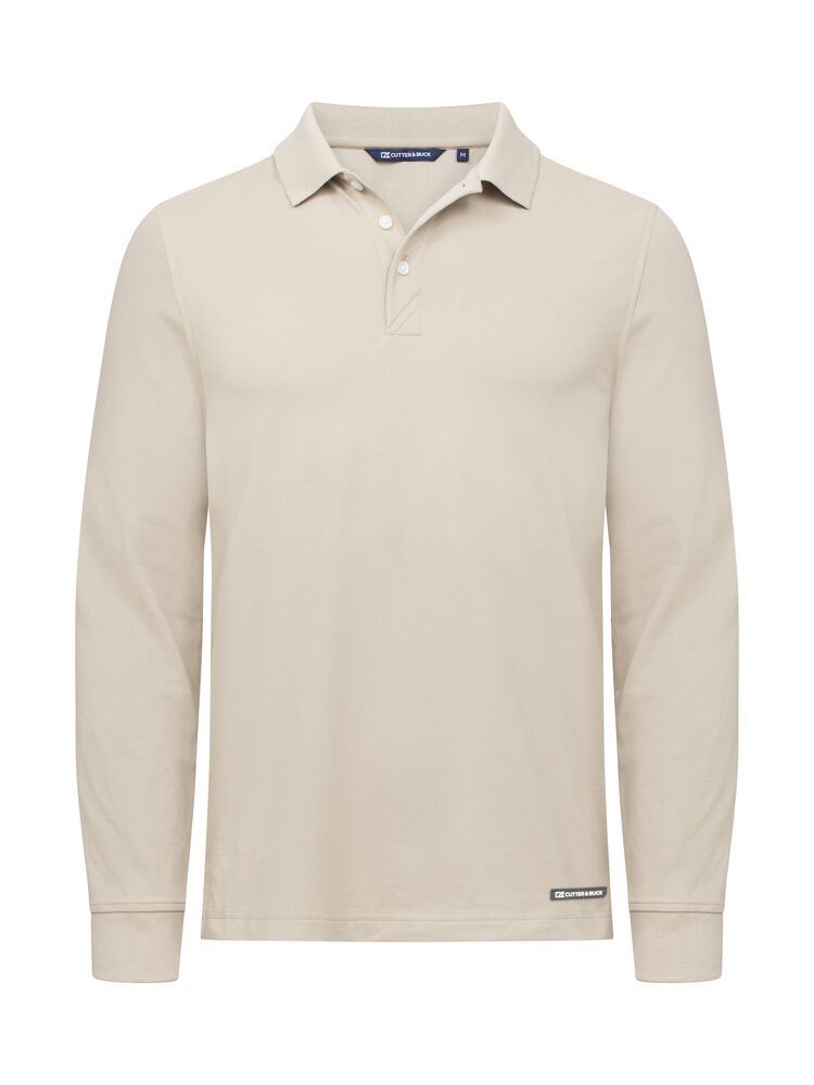 Cutter & Buck Advantage Polo Long Sleeve Men - Beige [02] / S