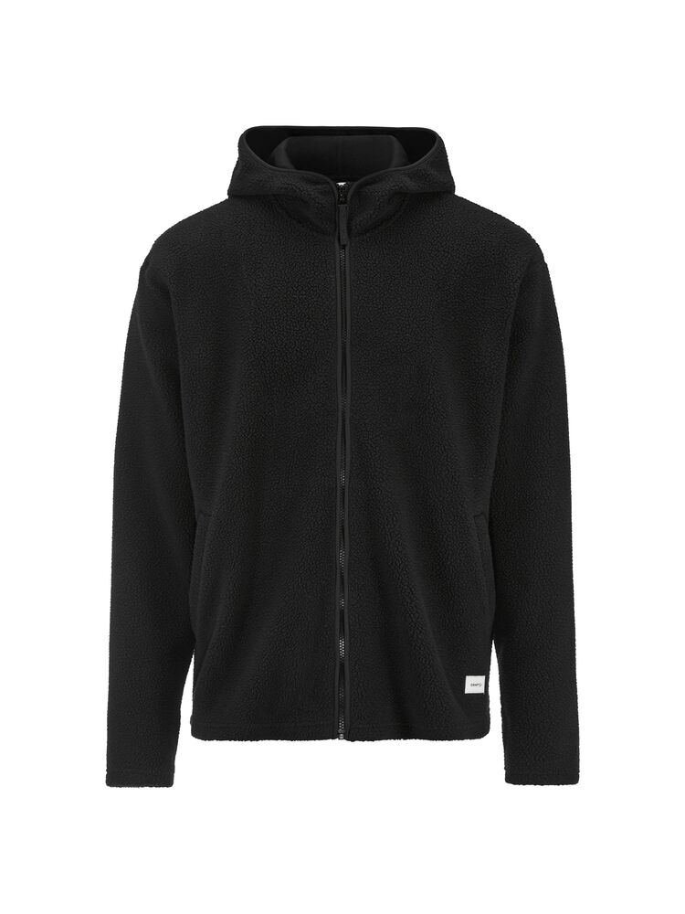Craft Join Pile Fleece FZ Hood M - Black [9990] / S