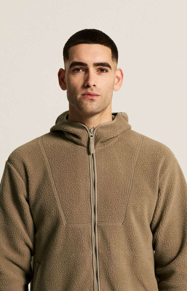 Craft Join Pile Fleece FZ Hood M - Taupe [2400] / S