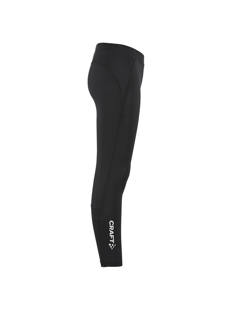 Craft Rush 2.0 Zip Tights JR - Black [9990] / 122/128