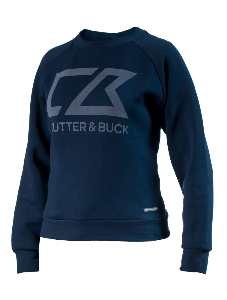 Pemberton Crewneck Print Women från Cutter & Buck i Mörk marin