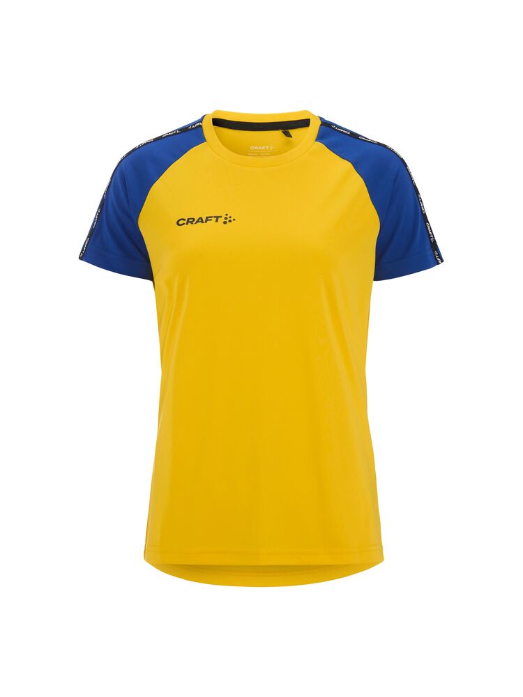 Squad Go Contrast Jersey W från Craft i Sweden yellow/Contrast blue