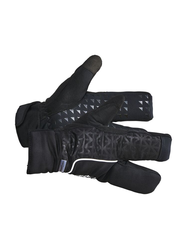 Craft Adv SubZ Siberian Split Finger glove - Black AW25 [999000] / 10/L