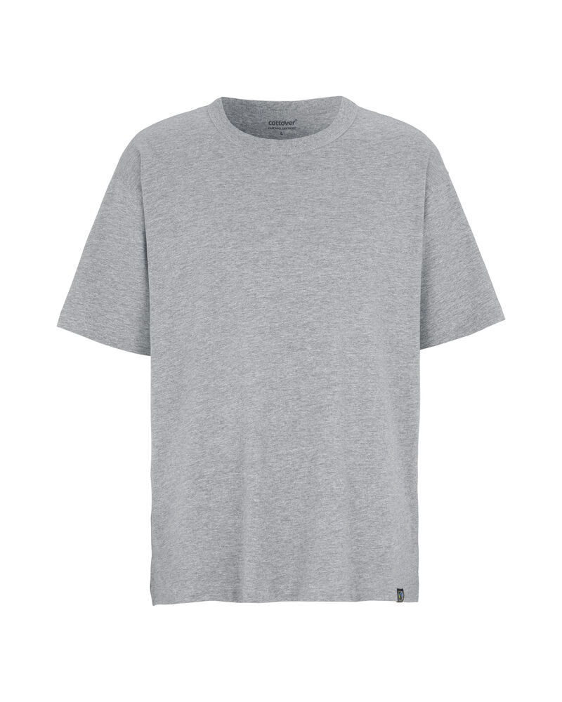 Oversize T-shirt från Cottover i Gråmelerad