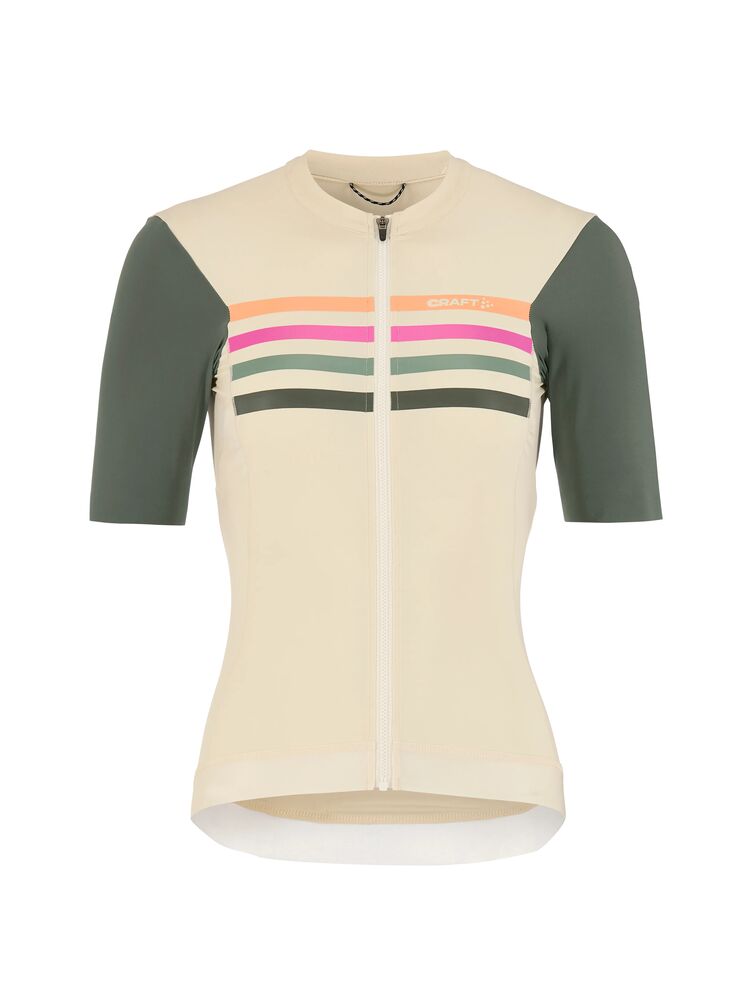 Craft Endur Training Jersey W - Tofu/Green [1056] / XS