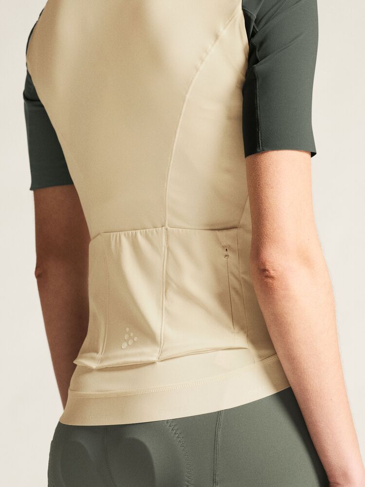 Craft Endur Training Jersey W - Tofu/Green [1056] / XS