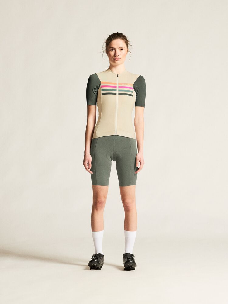 Craft Endur Training Jersey W - Tofu/Green [1056] / XS