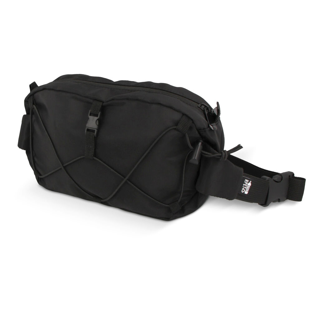 Crossbody-veske i R-PET med snøredetaljer