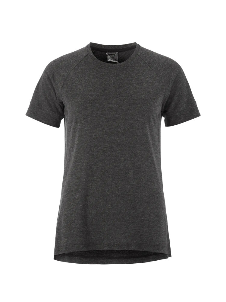Wool SS Tee W från Craft i Slate melange