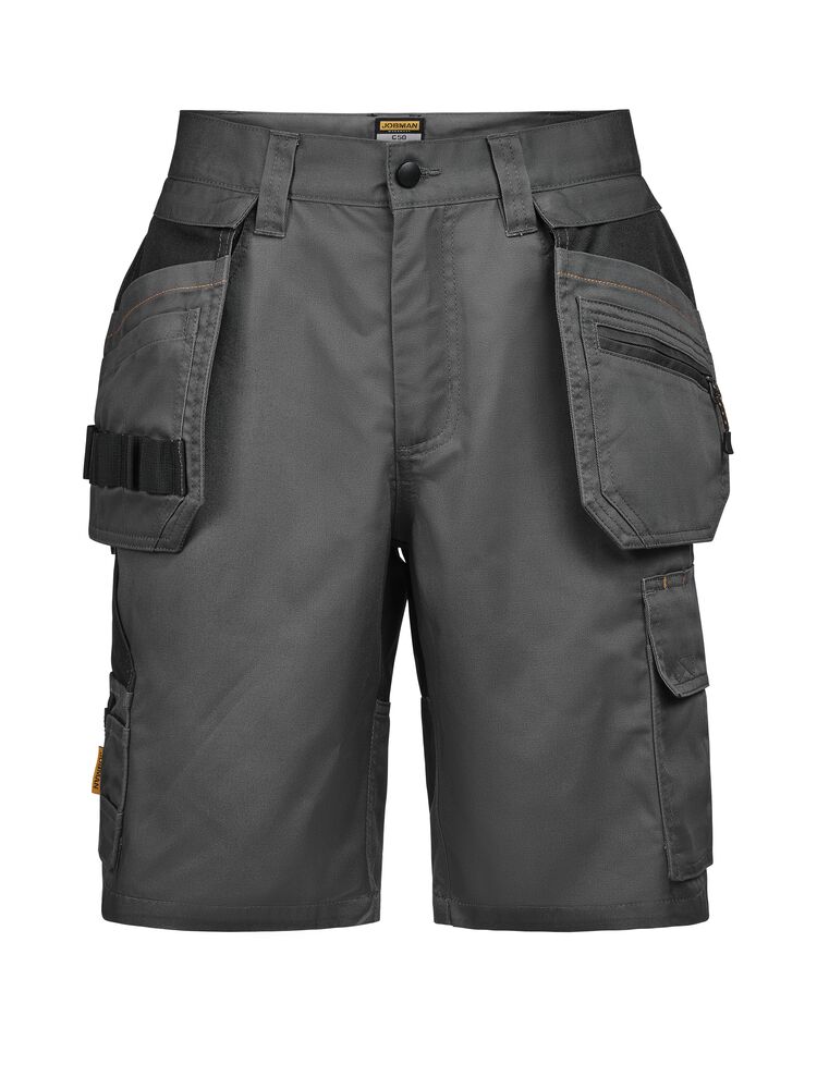 2336 Hantverksshorts Semistretch från Jobman i Grå(svart