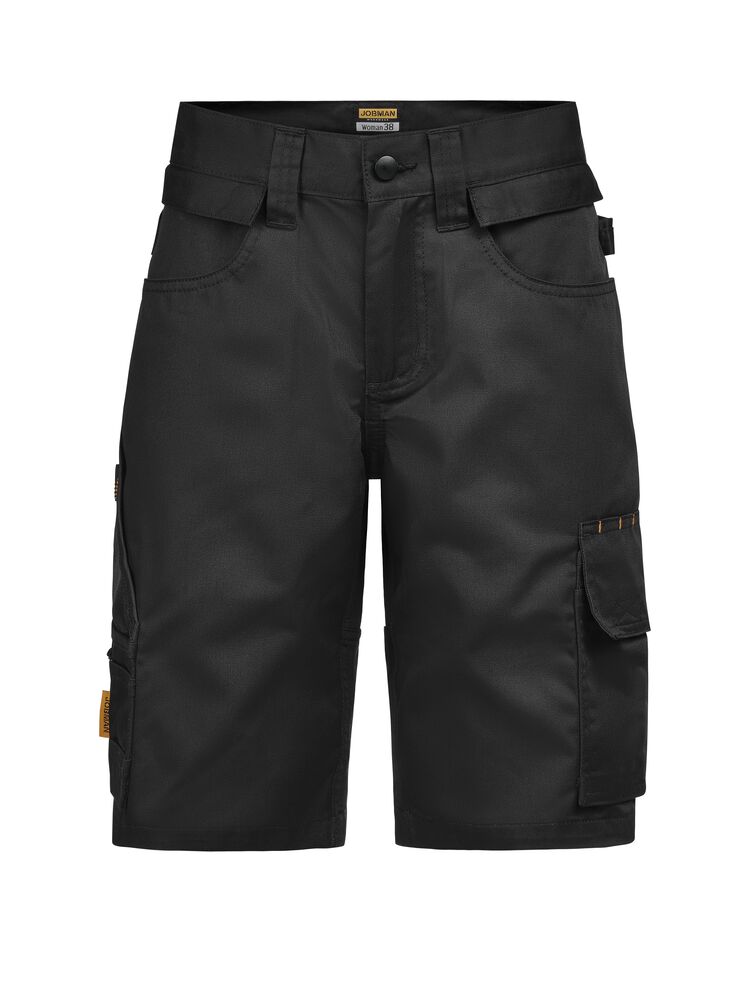 2337 Hantverksshorts semistretch Dam från Jobman i Svart