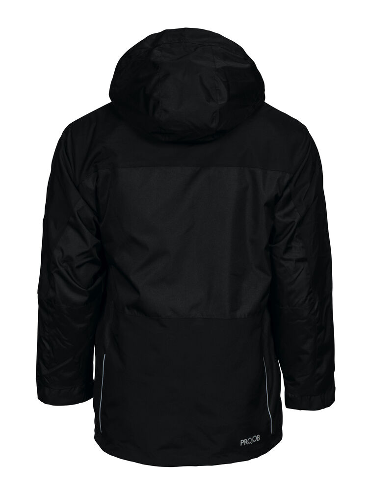 Projob 4411 VIND- OG VANDTÆT 3 I 1 PARKA - Black/Yellow [99] / XS