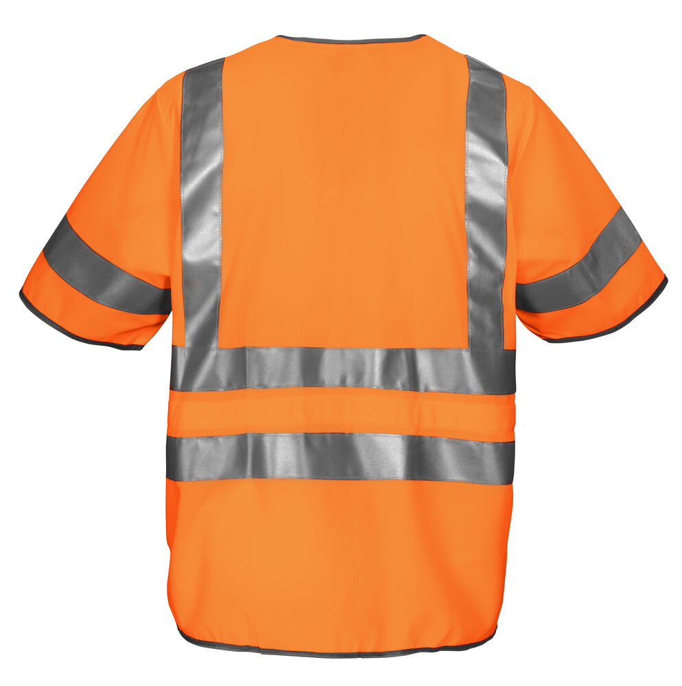 Projob 6707 HV VEST EN ISO 20471 KLASSE 3 - Orange/Grey [17] / L/XL