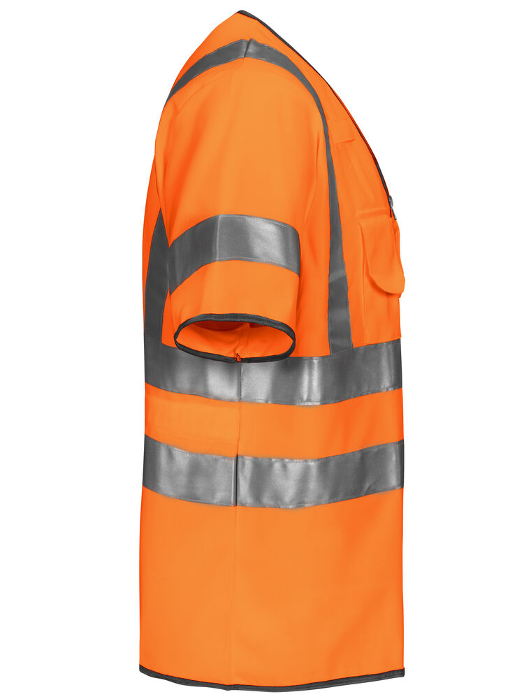 Projob 6707 HV VEST EN ISO 20471 KLASSE 3 - Orange/Grey [17] / L/XL