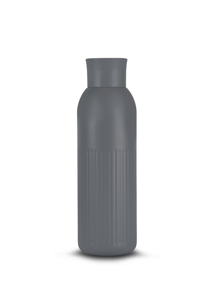 Tekla termosflaska push från Sagaform i Grå pantone cool gray 10c