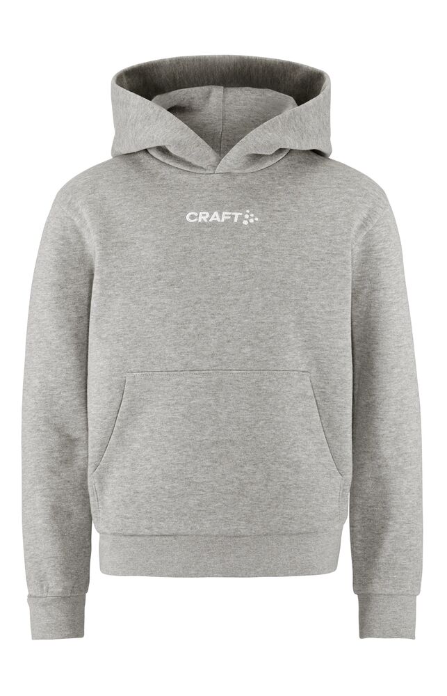 Community 2.0 Logo Hoodie Jr från Craft i Grey melange