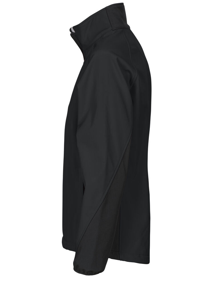 Projob 2423 SOFTSHELL JAKKE DAME - Black/Yellow [99] / XS