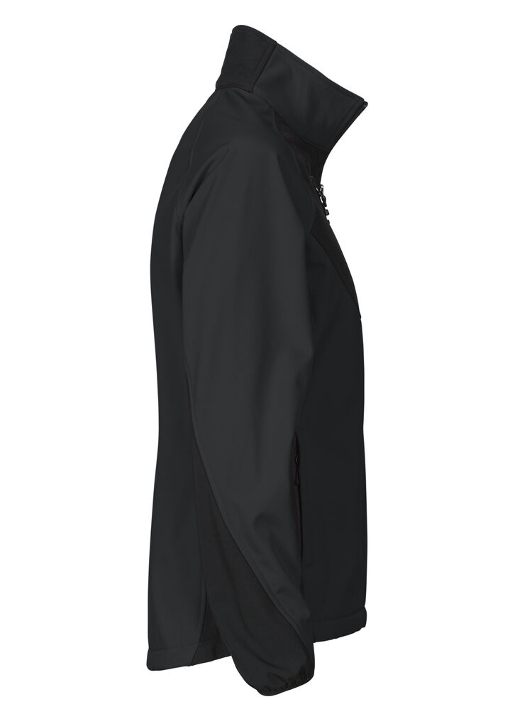 Projob 2423 SOFTSHELL JAKKE DAME - Black/Yellow [99] / XS