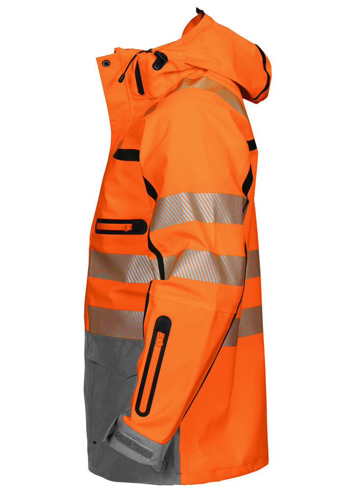 Projob 6417 JAKKE EN ISO 20471 KLASSE 3/2 - Orange/Grey [17] / XS