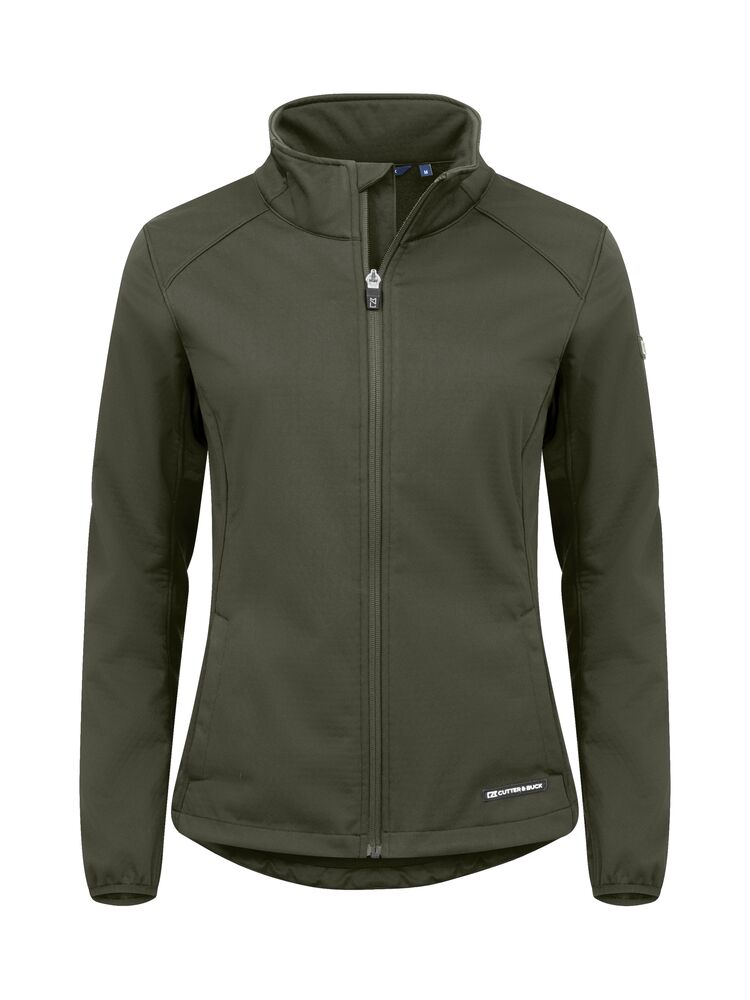 Oak Harbor Softshell Jacket Women från Cutter & Buck i Ivy green