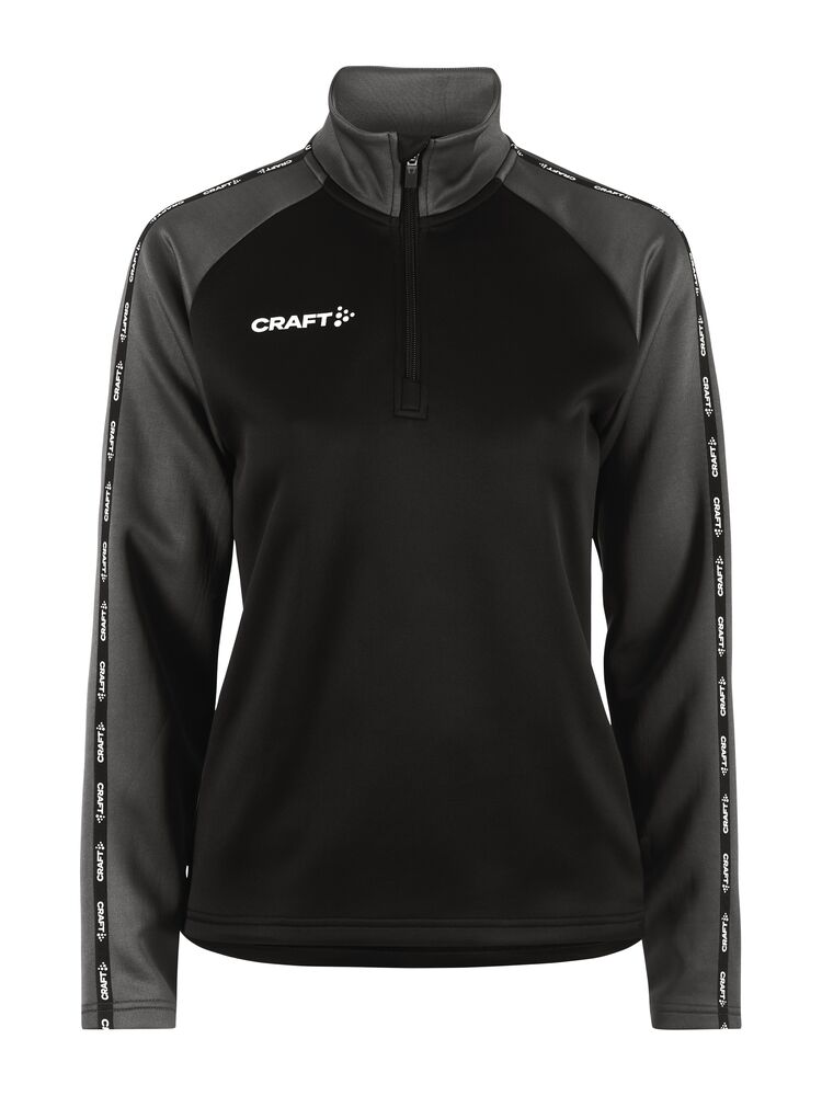 Squad 2.0 Half Zip W från Craft i Black-granite