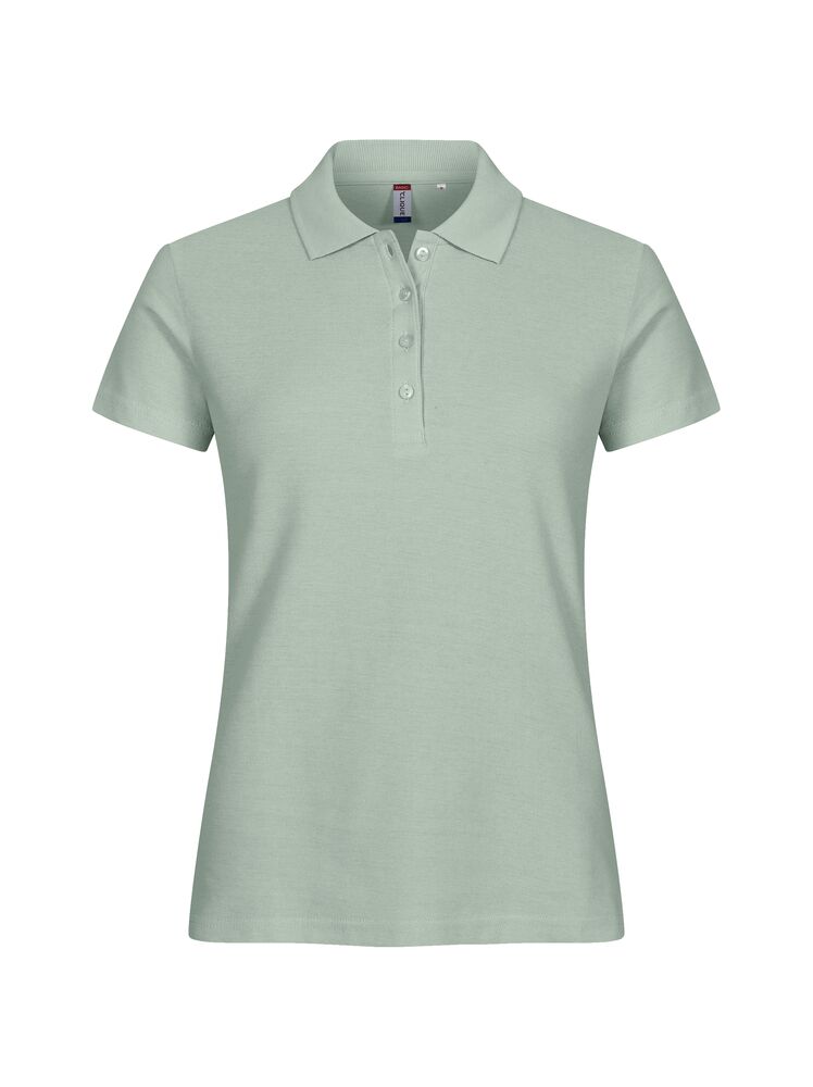 Basic Polo Women från Clique i Salviagrön