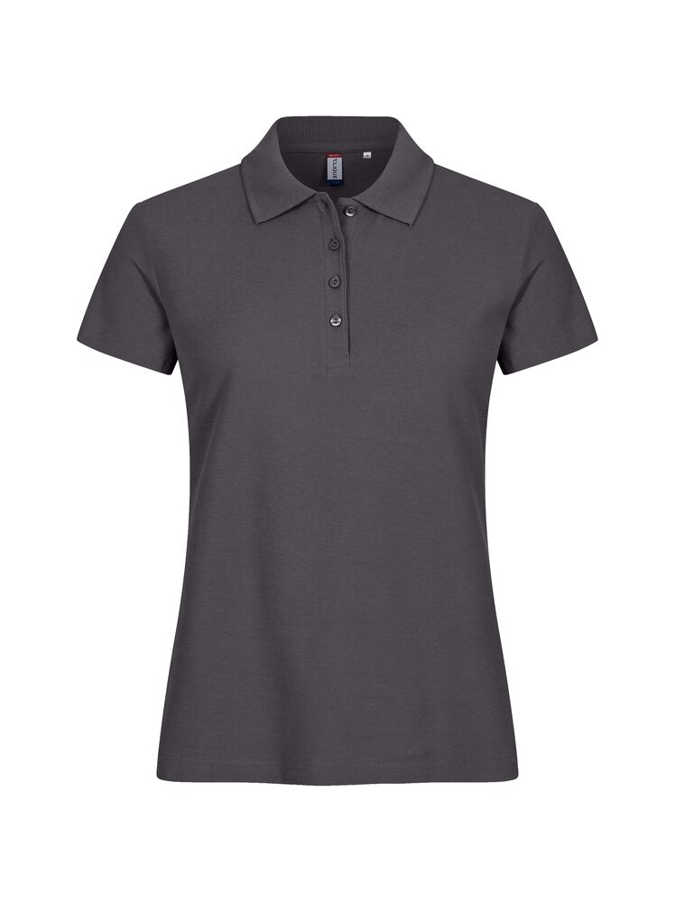 Basic Polo Women från Clique i Grå