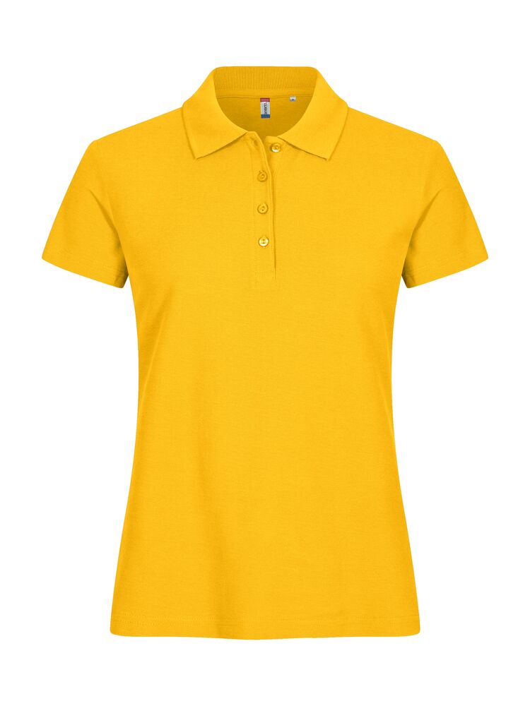 Basic Polo Women från Clique i Citron
