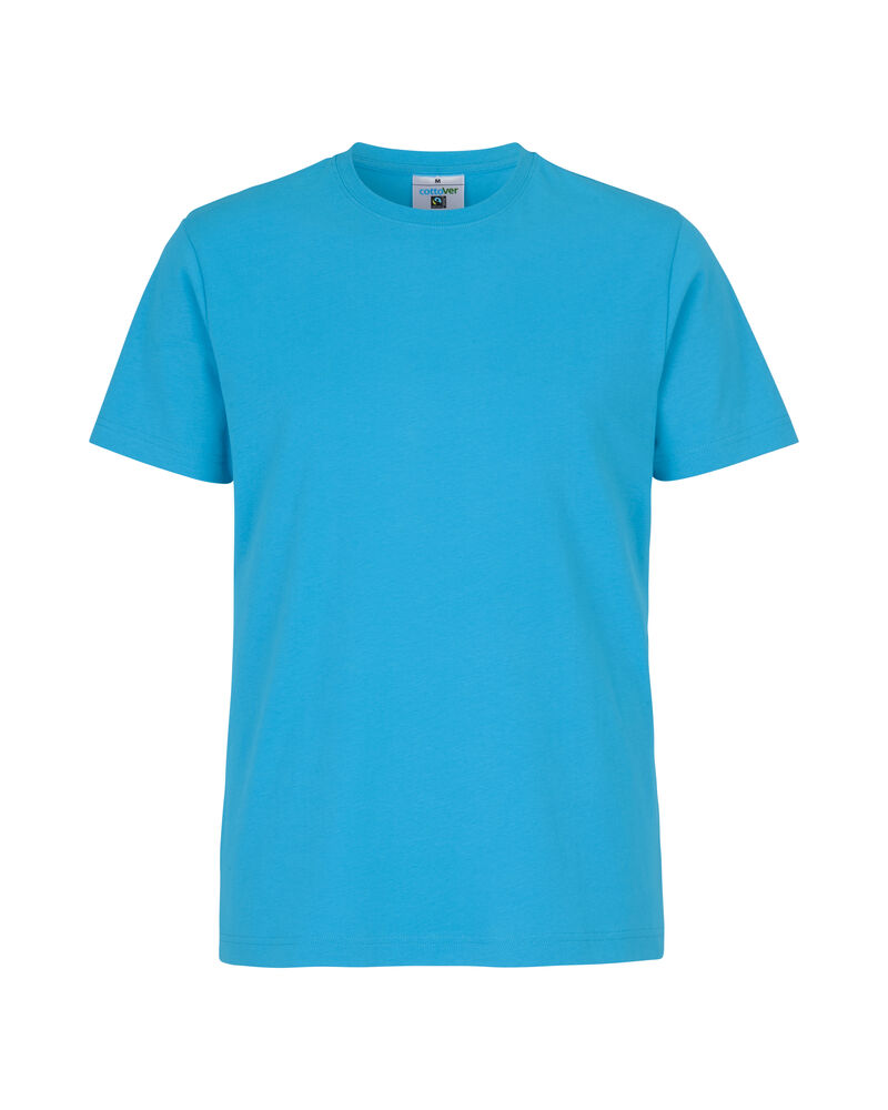 T-shirt Man från Cottover i Dk turqoise