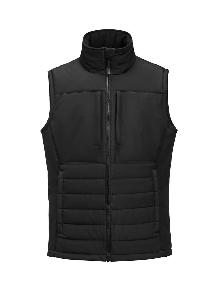1076 Hybrid Vest från Jobman i Svart