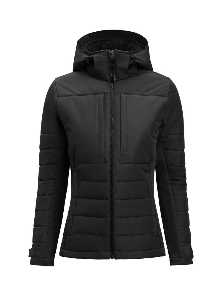 1074 Hybrid Jacket  W från Jobman i Svart