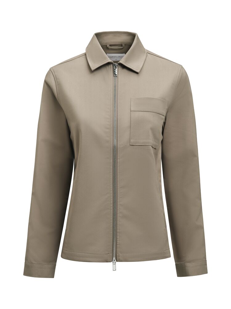 Modern Zip Overshirt Woman
