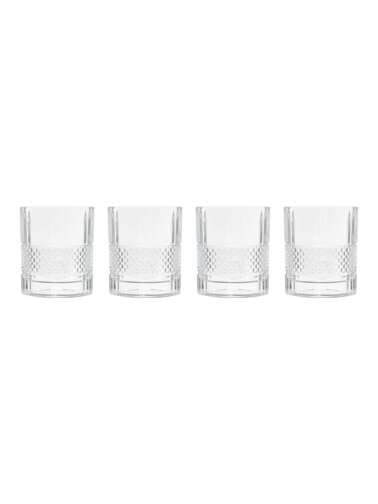 Roterende whiskeyglass 4-pk.
